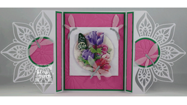 CD11785 3D Cutting Sheet - Jeanine's Art - Perfect Butterfly Flowers - Anemone - Kreatrends