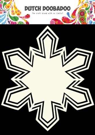 470.713.115 Dutch Doobadoo Shape Art Snowflake