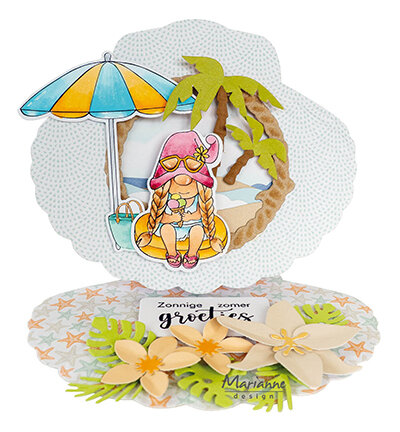 Marianne Design - Clearstamps and Dies - Gnomes Beach girl CS1134