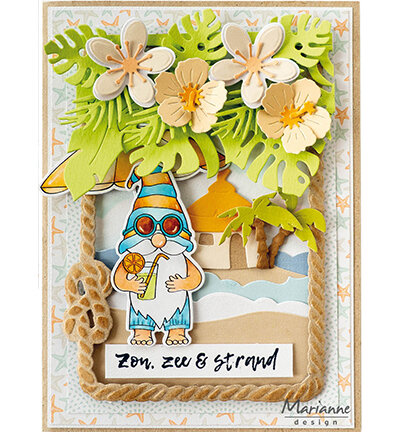 Marianne Design - Clearstamps and dies  - Gnomes Beach boy CS1133