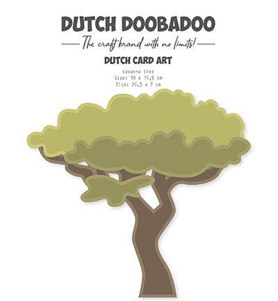 Dutch Doobadoo - Card Art - Savannah Tree