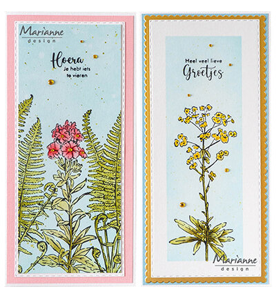 Marianne Design - Clearstamps - Tiny's borders - Phlox