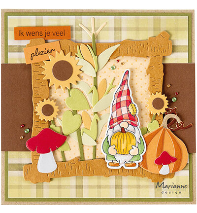 Marianne Design - Clearstamps and Dies - Mr. Autumn Gnome