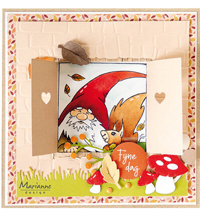 Marianne Design - Clearstamps - Hetty's Gnome & Squirrel