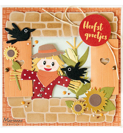 Marianne Design - Collectables snijmallen - Scarecrow by Marleen COL1533