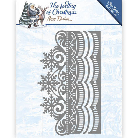 ADD10111 Die - Amy Design - The feeling of Christmas - Ice crystal border