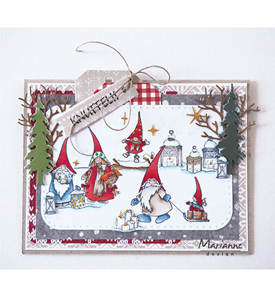 HT1639-1 Clearstamps Hettys gnomes