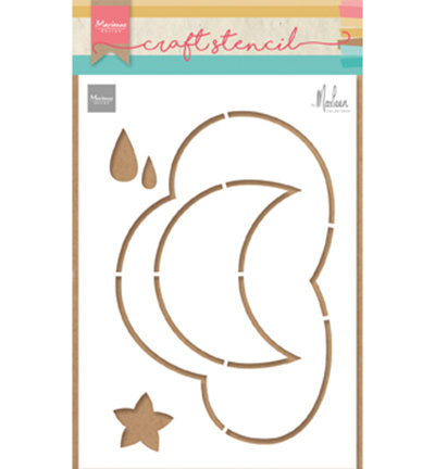 PS8020 Craftstencil Cloud by Marleen