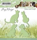 ADD10023 Snijmal Amy Design Animal Medley Cats and Dogs