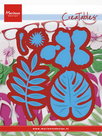 LR0478 Creatables snijmallen Hibiscus & tropical leaves