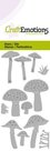115633-0221 CraftEmotions Die - diverse paddenstoelen