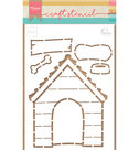 PS8030 Craftstencil Doghouse by Marleen