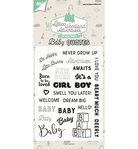 6410-0515 Clearstamps Dendennis - Baby quotes