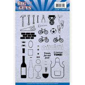 YCCS10050 Clear Stamps - Yvonne Creations - Big Guys