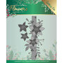 Snijmal - Jeanines Art Christmas Flowers - Poinsettia Border JAD10105