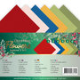 Linen Cardstock Pack - 4K - Jeanines Art Christmas Flowers JA-4K10011