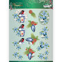 3D knipvel - Christmas Lantern - Jeanine's Art Christmas Flowers CD11557