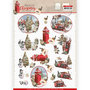 3D knipvel  - Amy Design - Nostalgic Christmas - Christmas Train