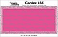 Crealies Cardzz Slimline C CLCZ183 100 x 205 mm