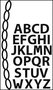 CR1281 Craftables snijmal mini alphabet 