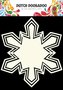 470.713.115 Dutch Doobadoo Snowflake  Shape Art 