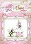 CS309 Cling stempel Bees with Cupcake Wild Rose STudio