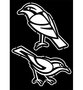 Mask stencil - Pronty - birds