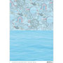 ABGS10030 Achtergrondpapier Amy Design Maritime zee