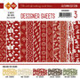 CDDSRD003 Card Deco Designer Sheets Autumn Colors rood
