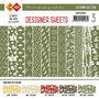 CDDSMG03 Card Deco - Designer Sheets - Autumn Colors-Mosgroen