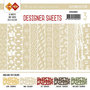 CDDSLB03 Card Deco - Designer Sheets - Autumn Colors-lichtbruin