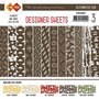 CDDSCB03 Card Deco - Designer Sheets - Autumn Colors-Chocoladebruin
