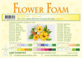 Flower foam sheets a4  Orange