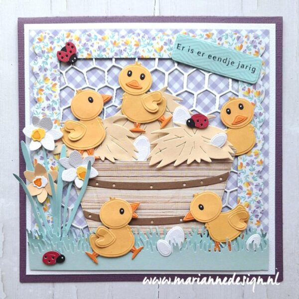 COL1428 Collectables snijmallen Elines Duck family vb