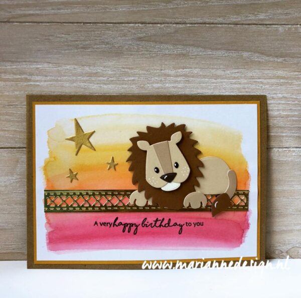 COL1455 Collectables snijmallen Eline's lion - tiger vb1 Marianne Design - Collectables COL1455 - Eline's lion - tiger