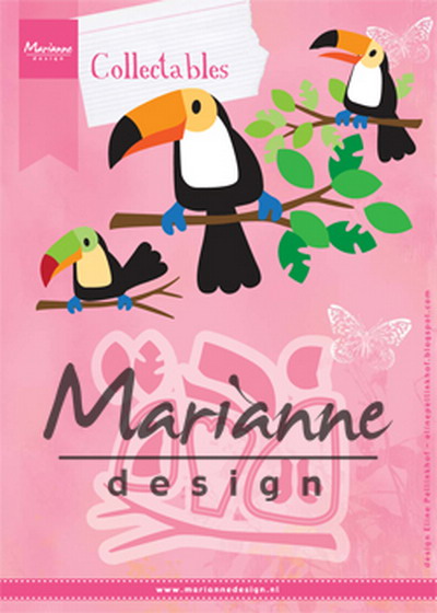 Marianne Design - Collectables snijmallen - Eline's toucan COL1457 Marianne Design - Collectables snijmallen - Eline's toucan COL1457
