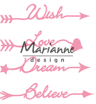 Marianne Design snijmal  - Collectables Arrow sentiments