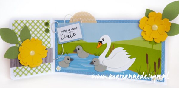 COL1478 Collectables snijmal zwaan vb2 Marianne Design - Collectables COL1478 - zwaan