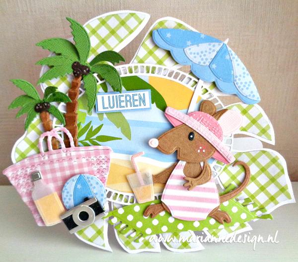 COL1484 Collectables snijmallen Eline's Beach Fun vb1 Marianne Design - Collectables COL1484 - Eline's Beach Fun