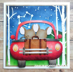 COL1515 Marianne Design - Collectables - Car by Marleen vb1 Marianne Design - Collectables COL1515 - Car by Marleen