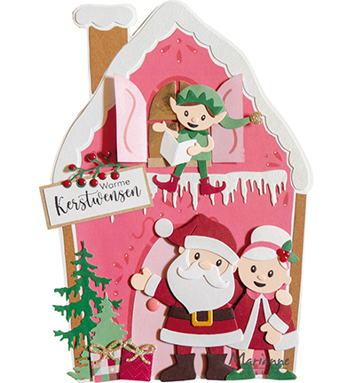 COL1517 Marianne Design - Collectables - Eline's Santa & Mrs Claus vb Marianne Design - Collectables - Eline's Santa & Mrs Claus