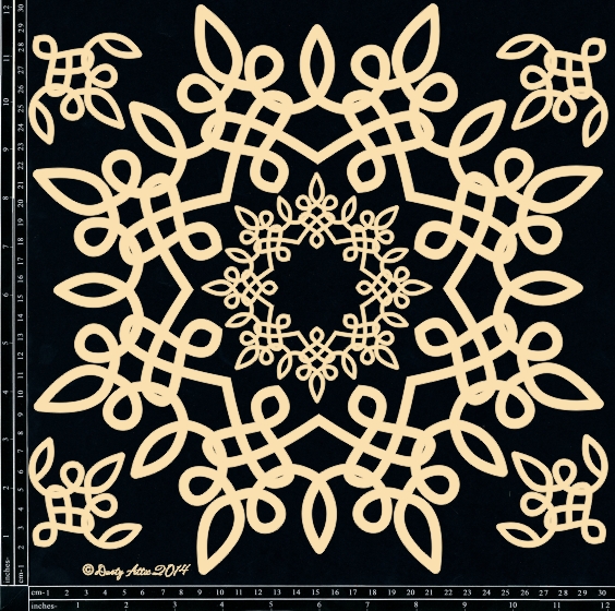 The Dusty Attic chipboard Doily Frame Set