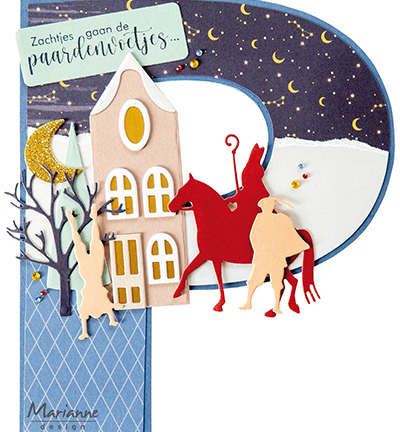 COL1537 Marianne Design - Collectables snijmallen - Houses by Marleen vb1 Marianne Design - Collectables COL1537 - Houses by Marleen