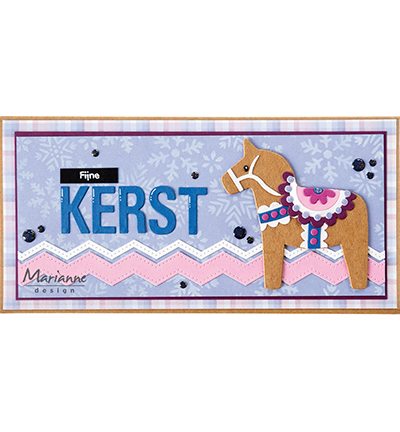 LR0836 Marianne Design - Creatables snijmallen - Zig Zag strips