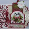2020- september 03 kerstknuffel met logo Marianne Design embossingfolder - Designfolder Marjoleine's dots