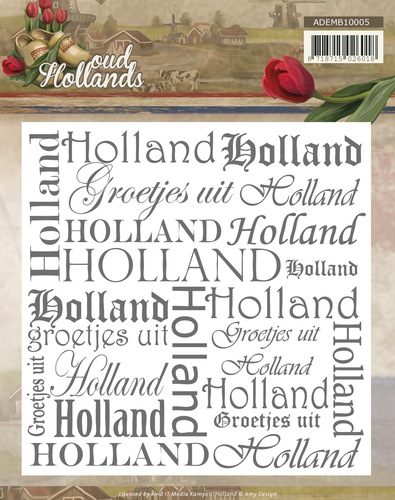 Embossingfolder Oud Hollands Amy Design Embossingfolder Oud Hollands Amy Design
