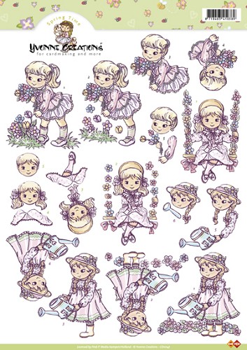CD10147 Knipvel Springtime bloemen Yvonne Creations CD10147 Knipvel Springtime bloemen Yvonne Creations