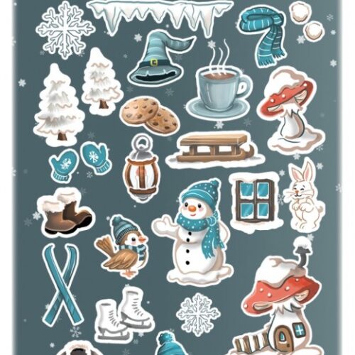 Yvonne Creations - knipvel - Winter Gnomes- Small Elements Yvonne Creations - knipvel - Winter Gnomes- Small Elements