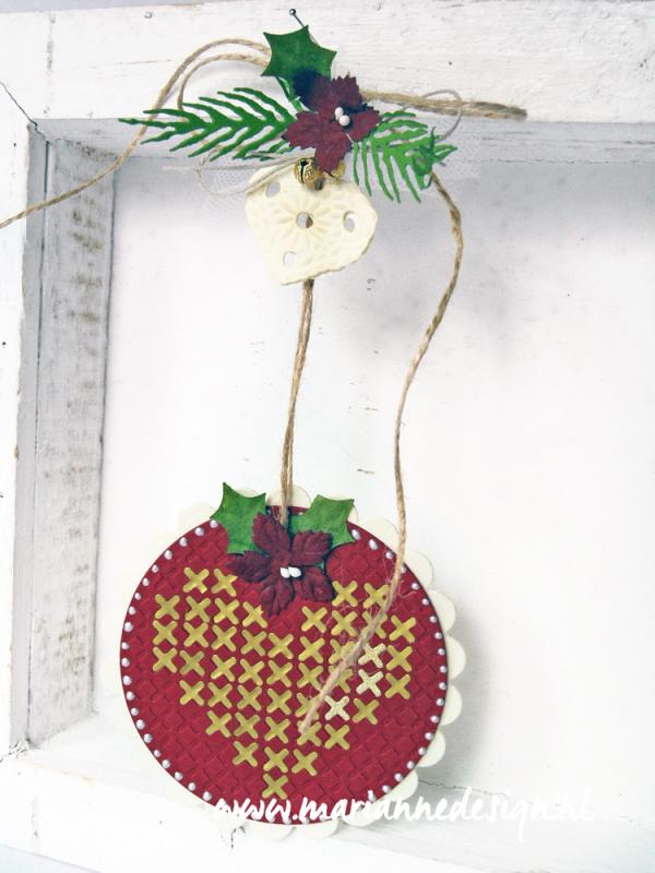 Marianne Design embossingfolder - Designfolder + Die Cross stitching
