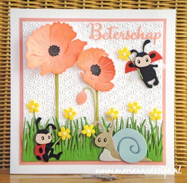 Marianne Design embossingfolder - 3D designfolder  Japanese Star